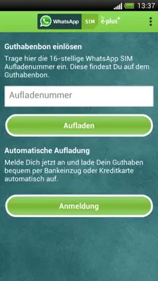 WhatsApp SIM android App screenshot 1